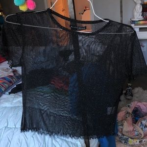 Brandy Melville sparkly top